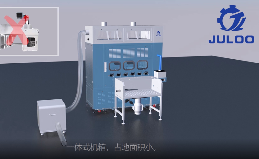充絨機